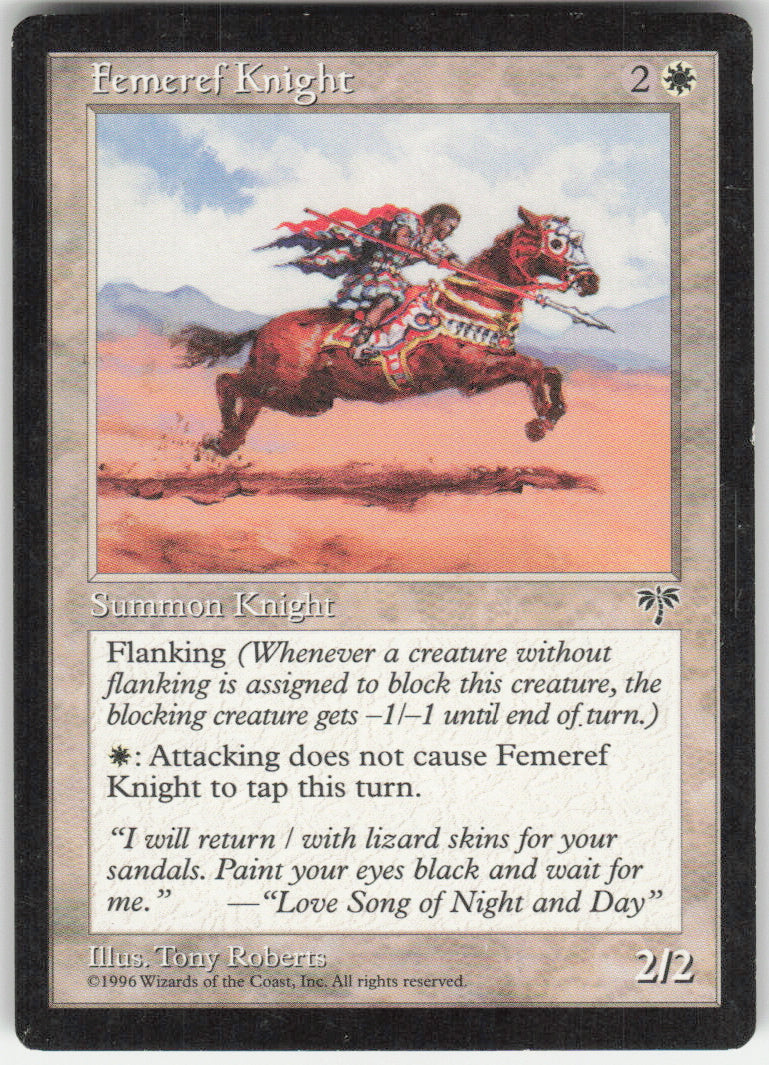 Femeref Knight #18 Non-Foil