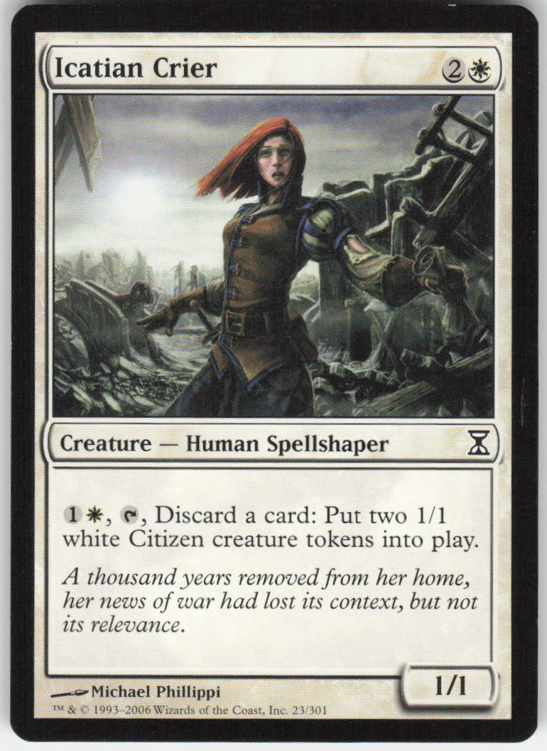 Icatian Crier #23/301 Non-Foil