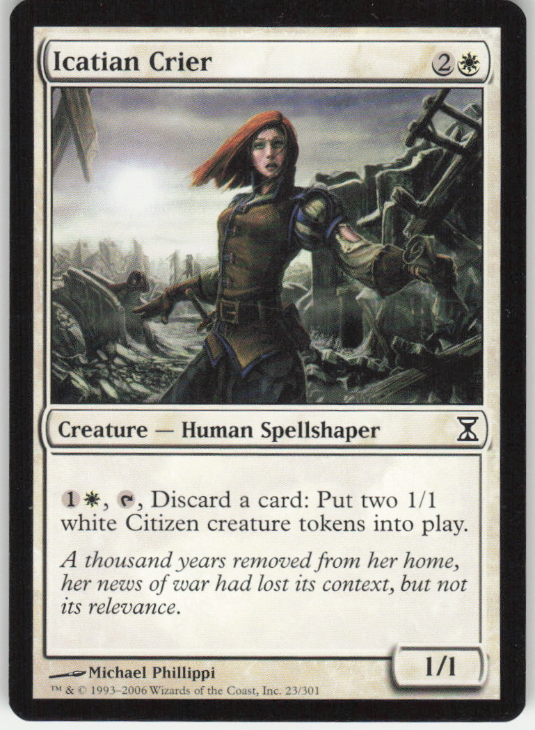 Icatian Crier #23/301 Non-Foil