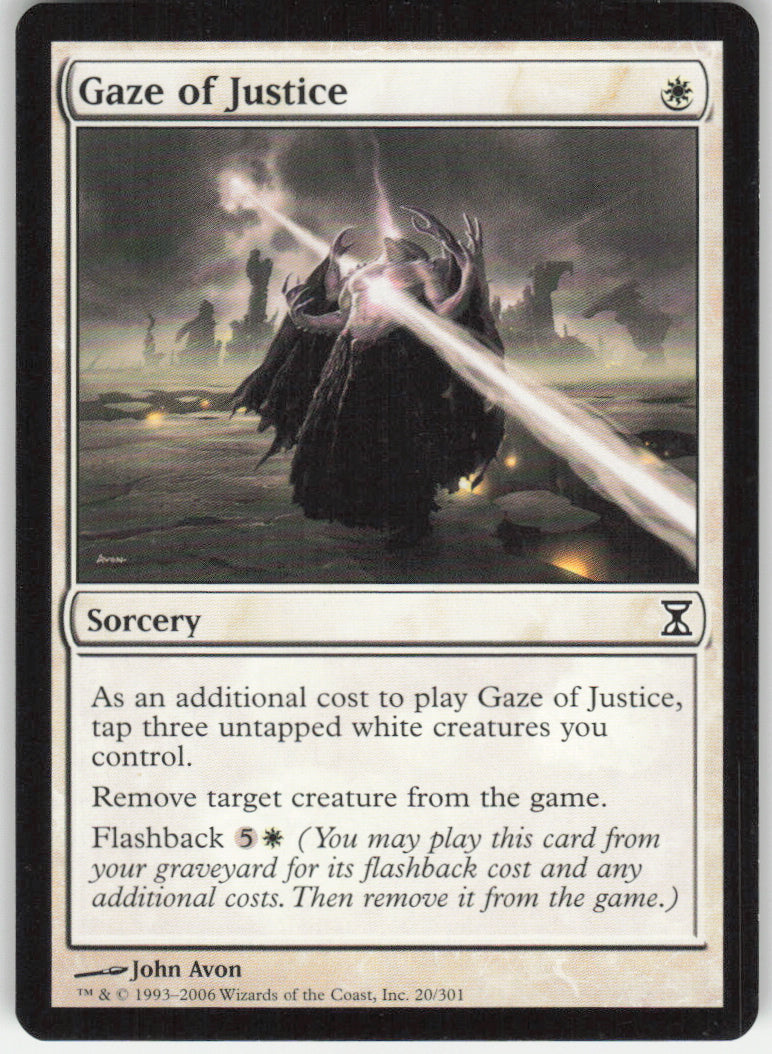 Gaze of Justice #20/301 Non-Foil