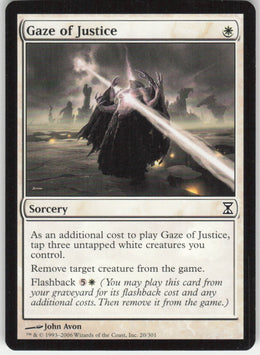 Gaze of Justice #20/301 Non-Foil