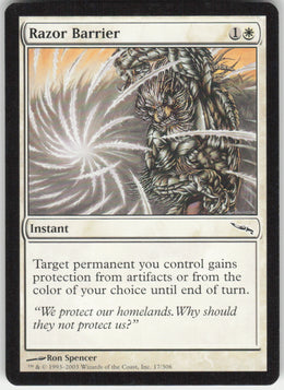 Razor Barrier #17/306 Non-Foil