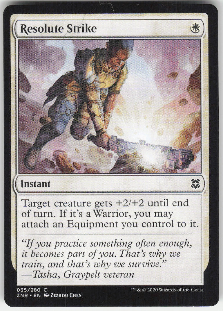 Resolute Strike #35/280 Non-Foil