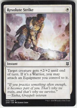 Resolute Strike #35/280 Non-Foil