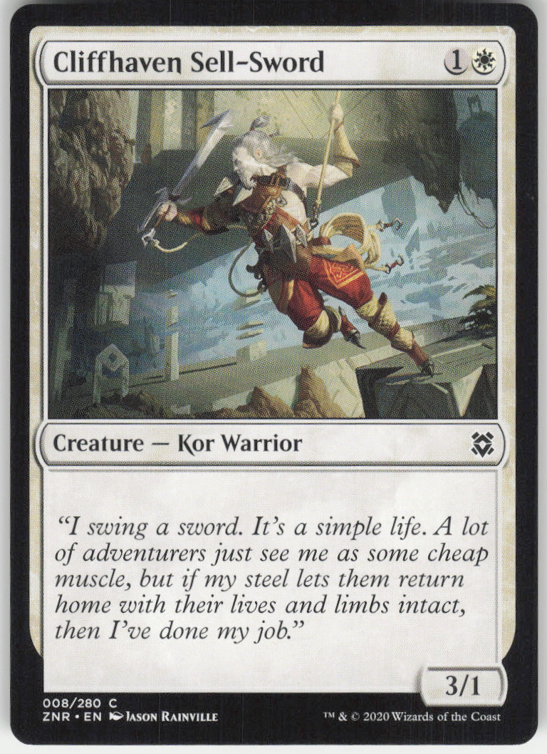 Cliffhaven Sell-Sword #8/280 Non-Foil