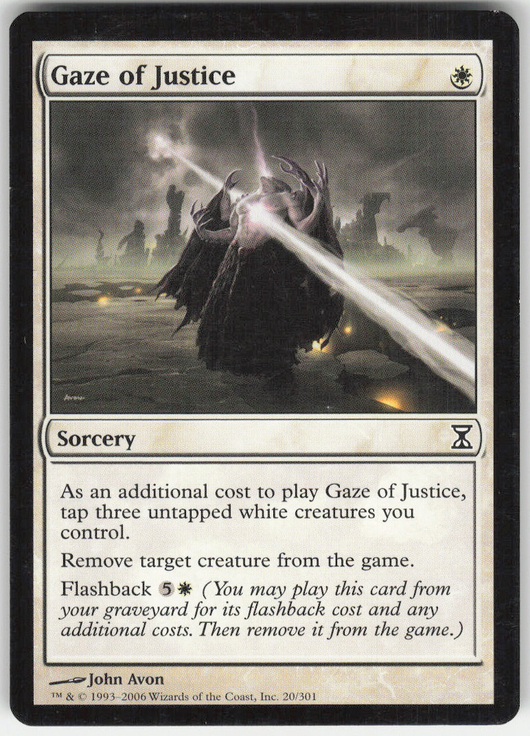 Gaze of Justice #20/301 Non-Foil