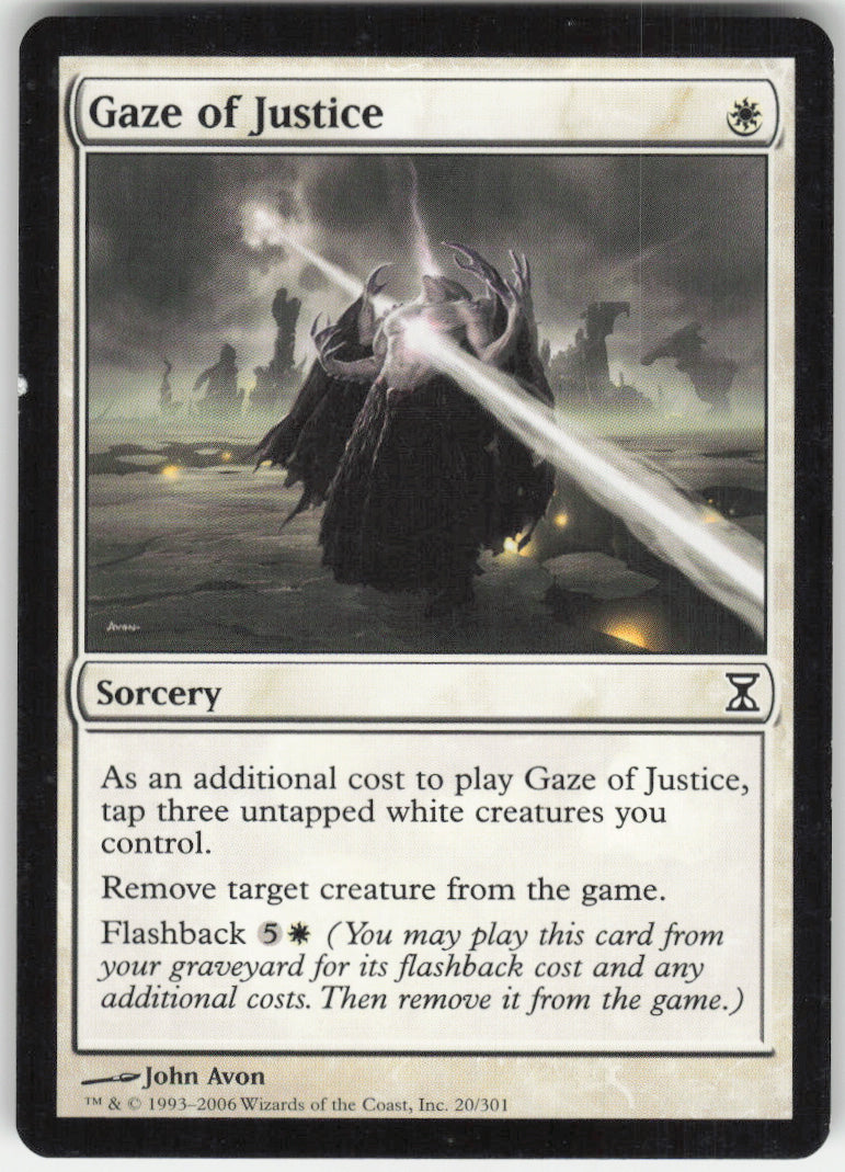 Gaze of Justice #20/301 Non-Foil