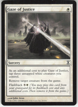 Gaze of Justice #20/301 Non-Foil