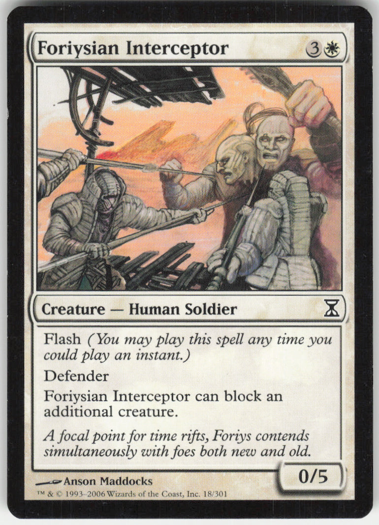 Foriysian Interceptor #18/301 Non-Foil