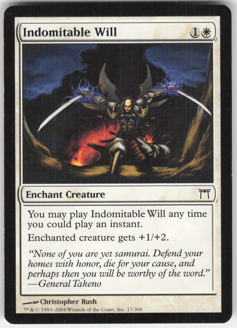 Indomitable Will #17/306 Non-Foil