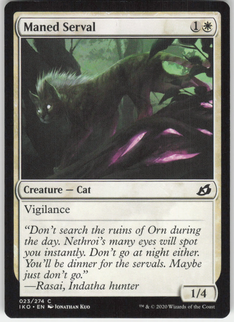 Maned Serval #23/274 Non-Foil