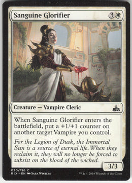 Sanguine Glorifier #20/196 Non-Foil