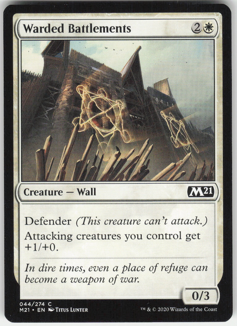 Warded Battlements #44/274 Non-Foil