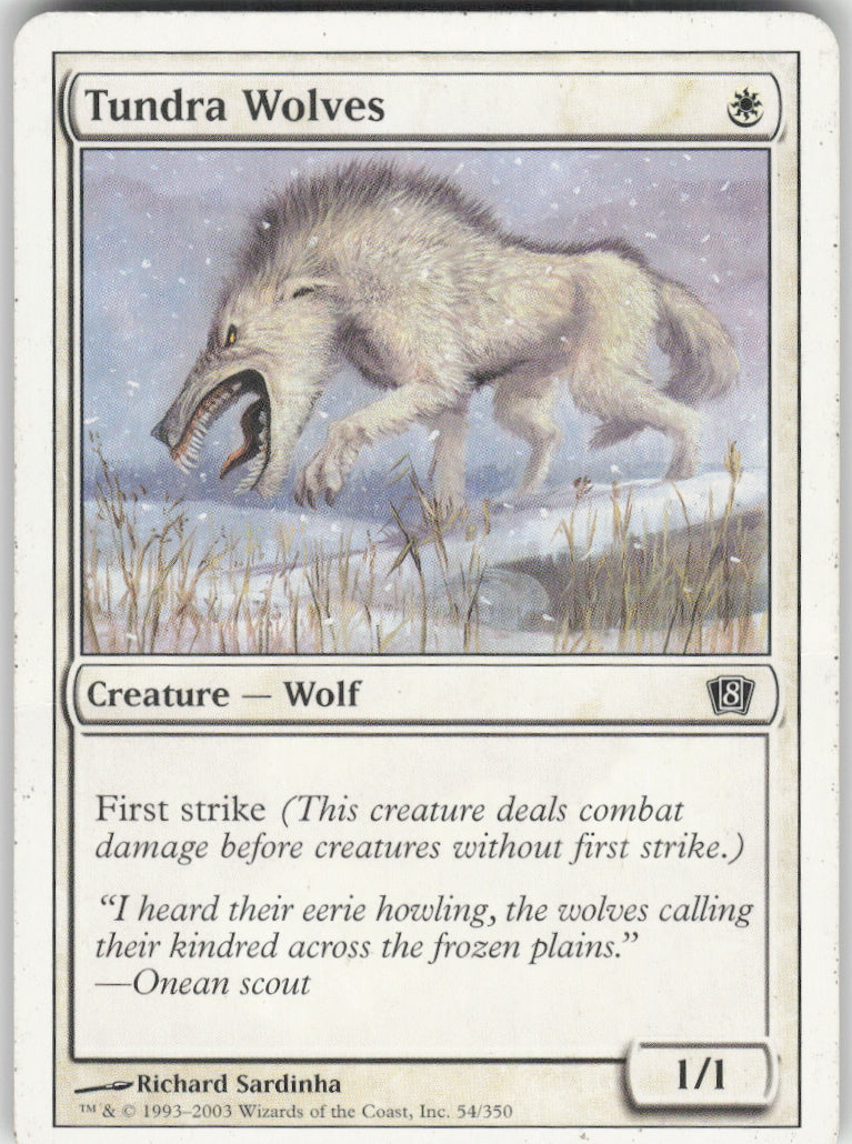 Tundra Wolves #54/350 Non-Foil