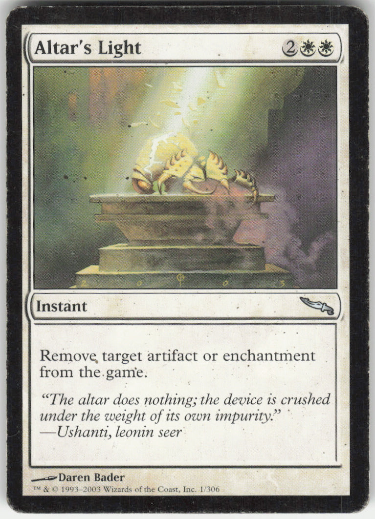 Altar's Light #1/306 Non-Foil