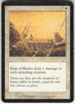 Rain of Blades #20/143 Non-Foil