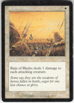 Rain of Blades #20/143 Non-Foil