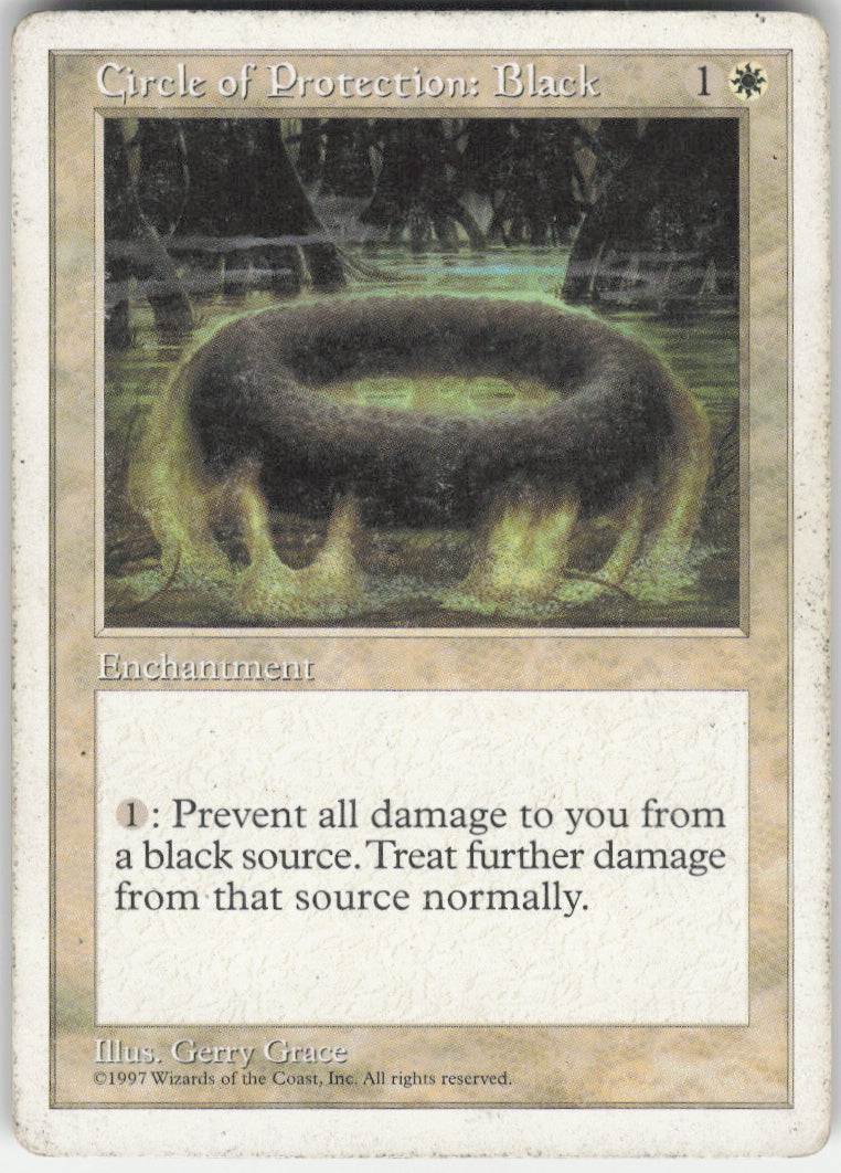 Circle of Protection: Black #17 Non-Foil