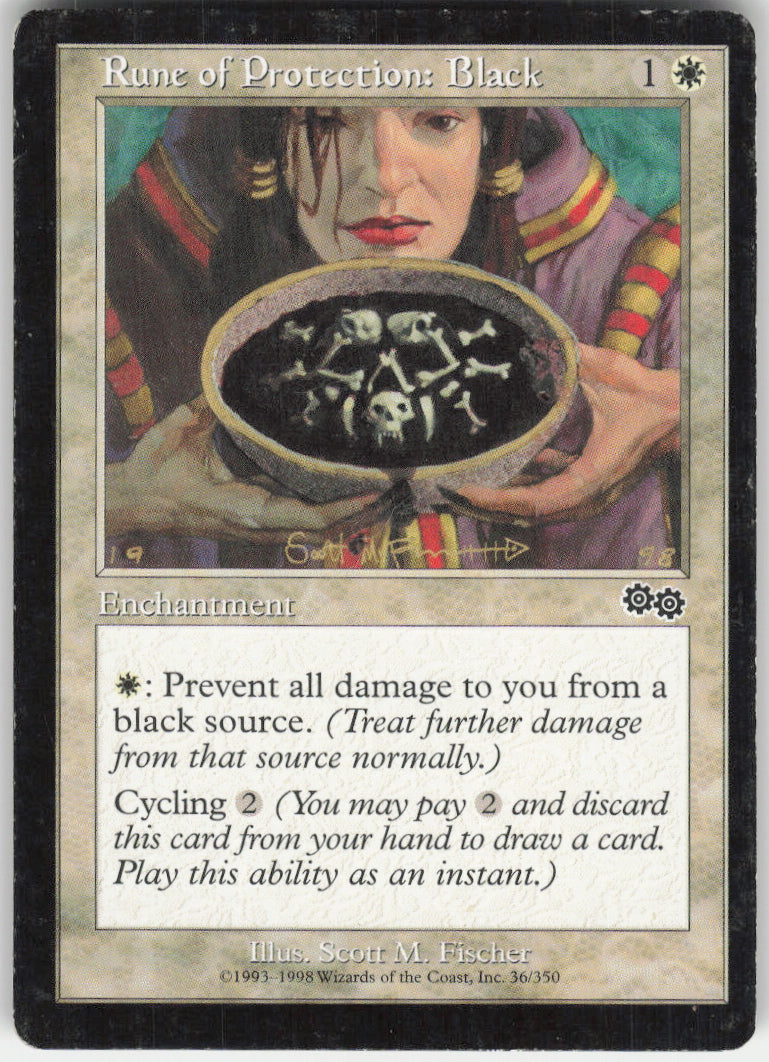 Rune of Protection: Black #36/350 Non-Foil