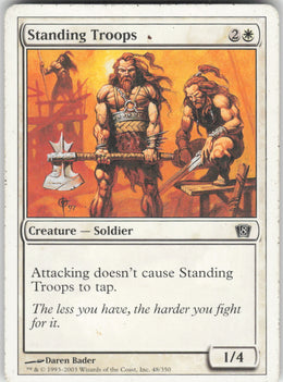 Standing Troops #48/350 Non-Foil
