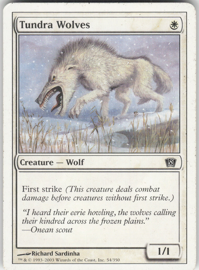 Tundra Wolves #54/350 Non-Foil