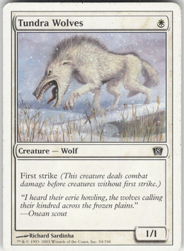 Tundra Wolves #54/350 Non-Foil