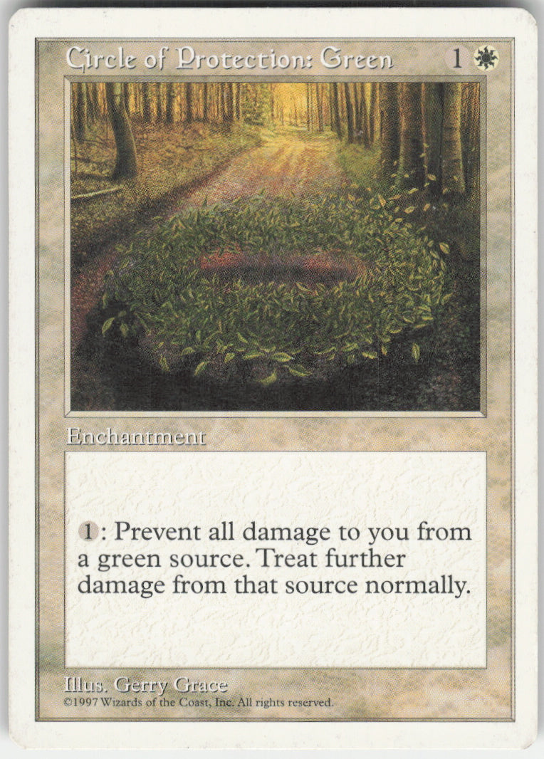 Circle of Protection: Green #19 Non-Foil