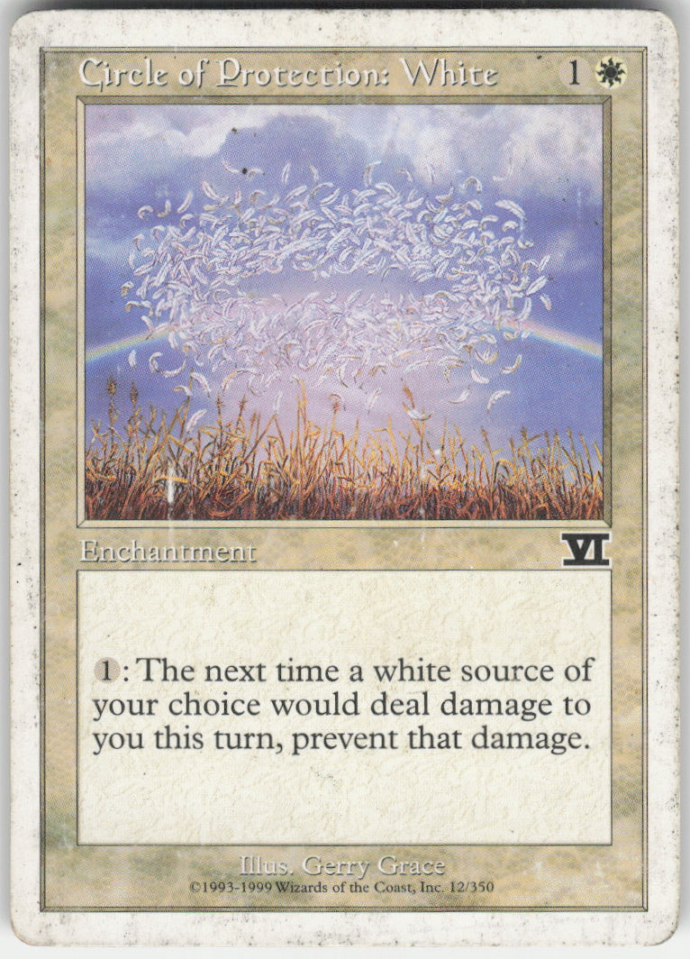 Circle of Protection: White #12/350 Non-Foil