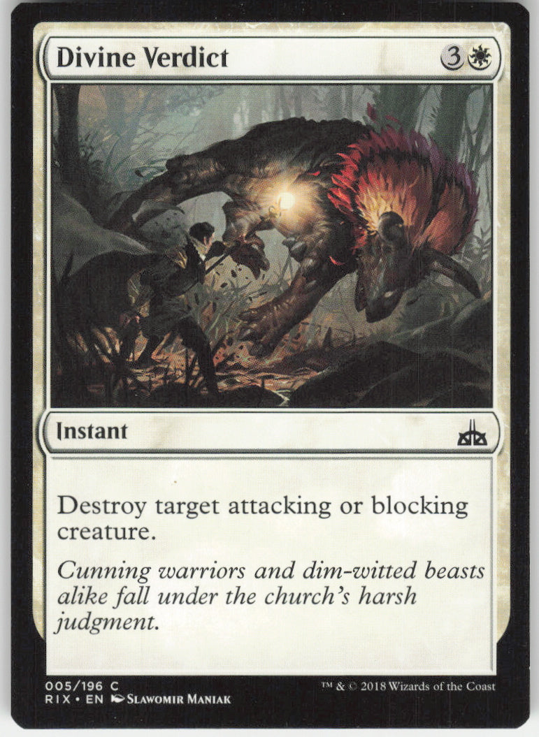 Divine Verdict #5/196 Non-Foil