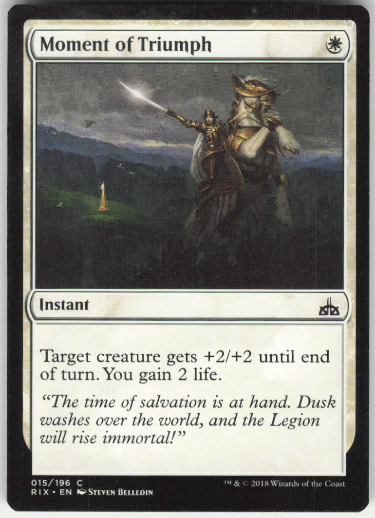 Moment of Triumph #15/196 Non-Foil