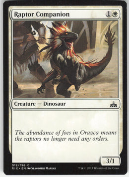 Raptor Companion #19/196 Non-Foil