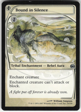 Bound in Silence #20/180 Non-Foil