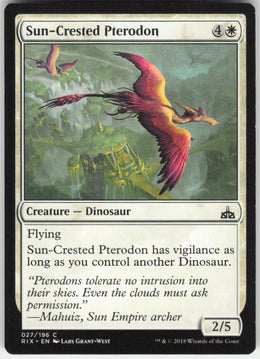 Sun-Crested Pterodon #27/196 Non-Foil