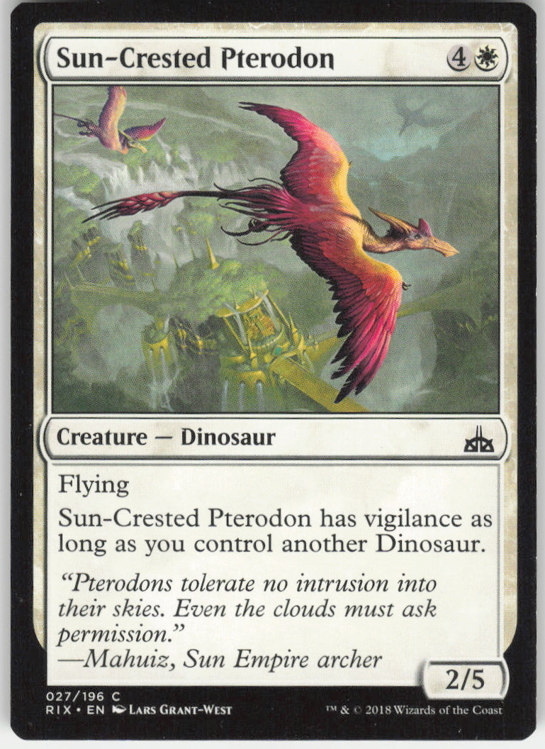 Sun-Crested Pterodon #27/196 Non-Foil