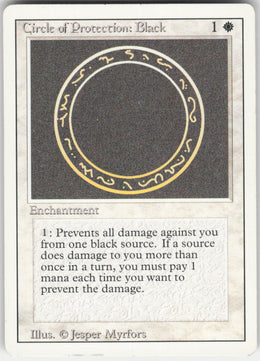 Circle of Protection: Black #9 Non-Foil