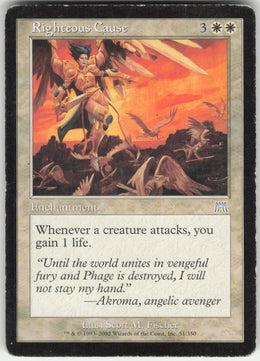 Righteous Cause #51/350 Non-Foil