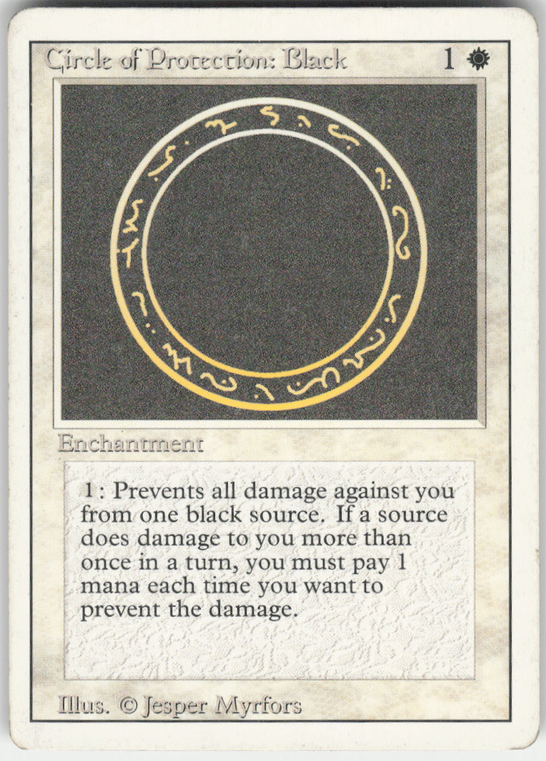 Circle of Protection: Black #10 Non-Foil