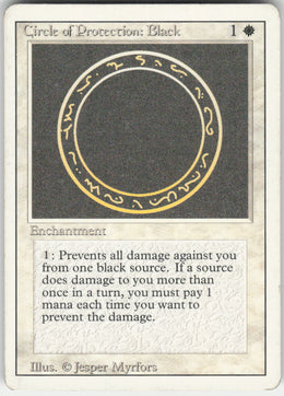 Circle of Protection: Black #10 Non-Foil