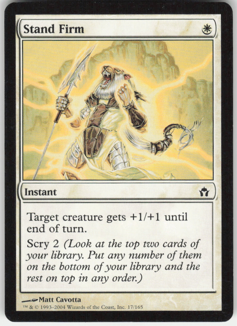 Stand Firm #17/165 Non-Foil