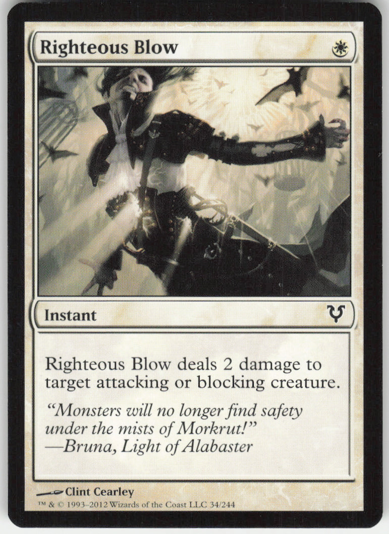 Righteous Blow #34/244 Non-Foil
