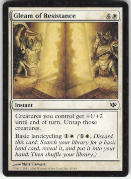 Gleam of Resistance #8/145 Non-Foil