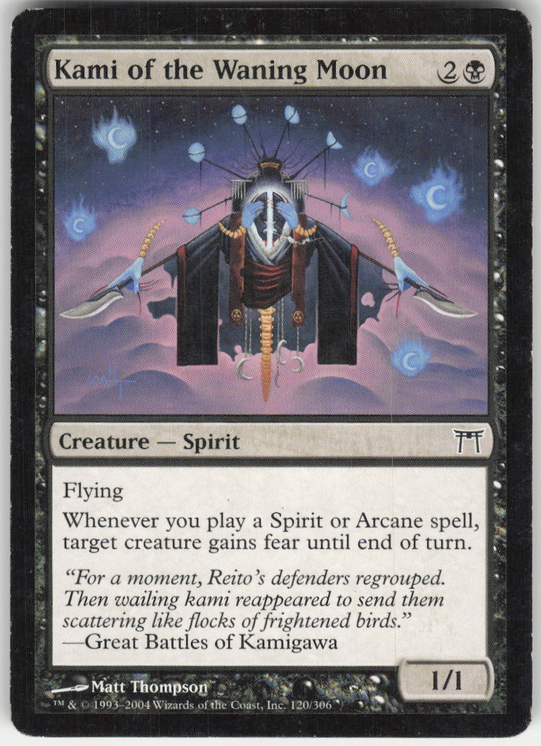 Kami of the Waning Moon #120/306 Non-Foil