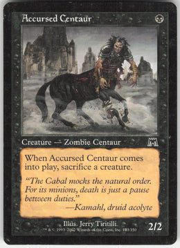 Accursed Centaur #123/350 Non-Foil
