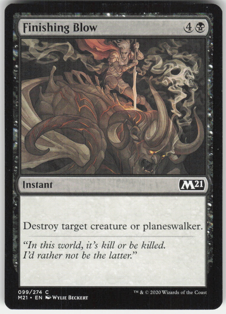 Finishing Blow #99/274 Non-Foil