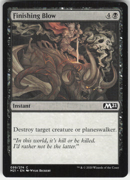 Finishing Blow #99/274 Non-Foil