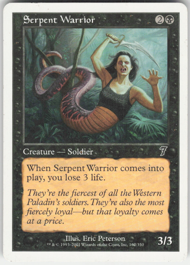Serpent Warrior #162/350 Non-Foil