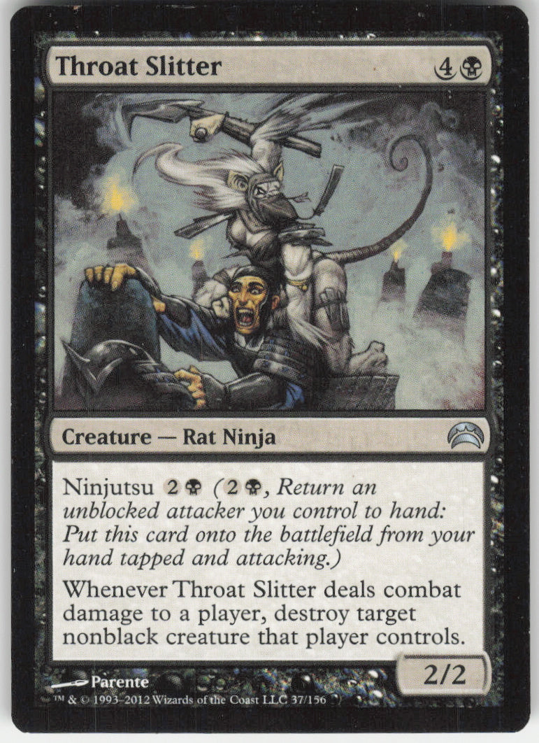 Throat Slitter #37/156 Non-Foil