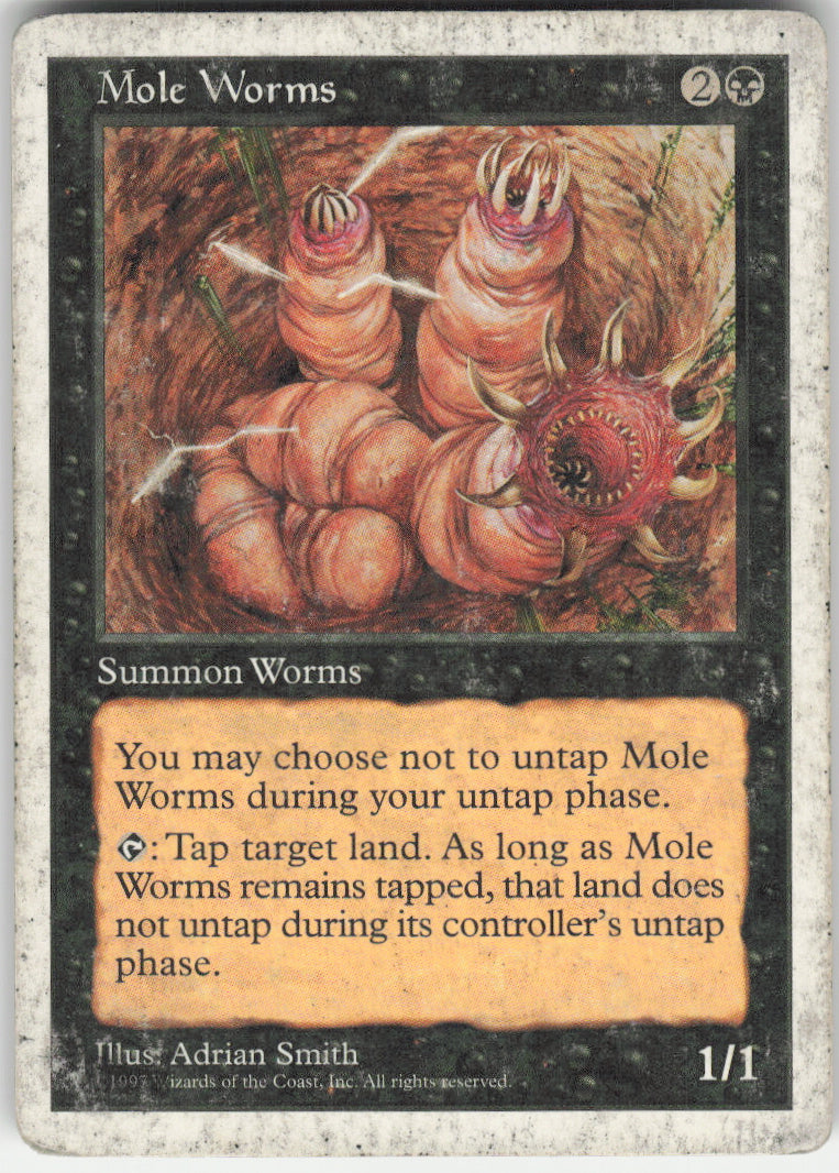 Mole Worms #179 Non-Foil