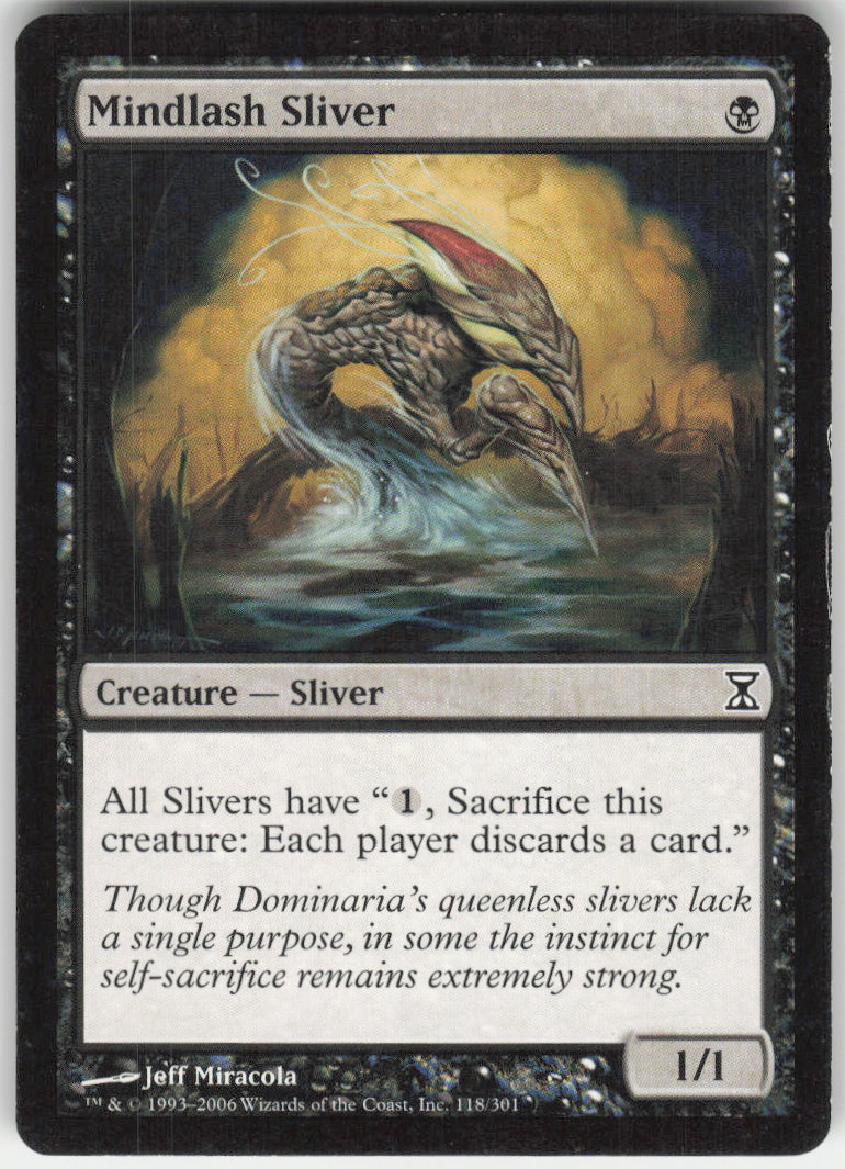 Mindlash Sliver #118/301 Non-Foil
