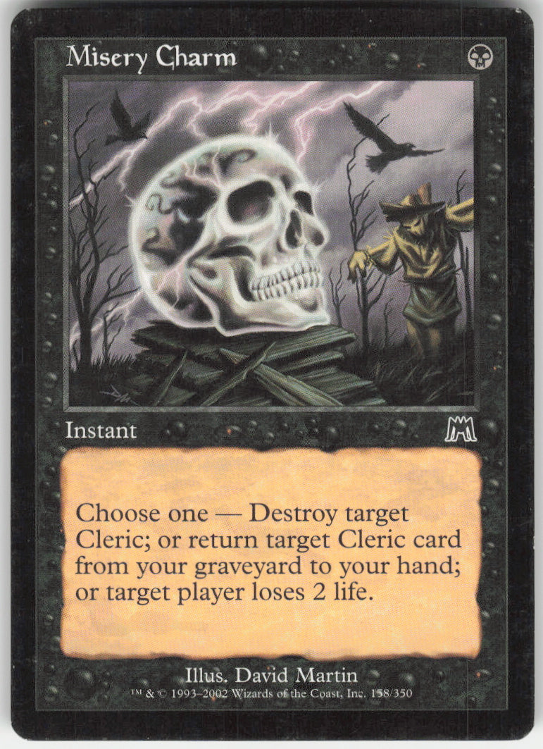 Misery Charm #158/350 Non-Foil